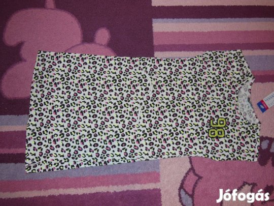 Új, 158-as tini/ lányka ruha vagy tunika. Neon leopárd mintás