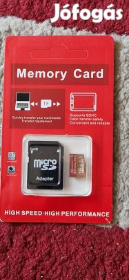 Új, 16 GB microsd kártya + adapter. 
