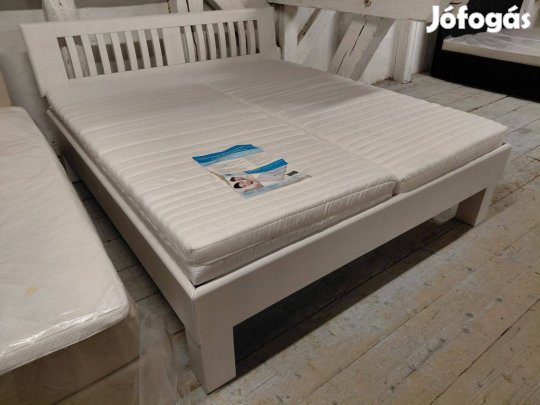 Új, 180x200cm-es franciaágy, új matraccal kompletten eladó