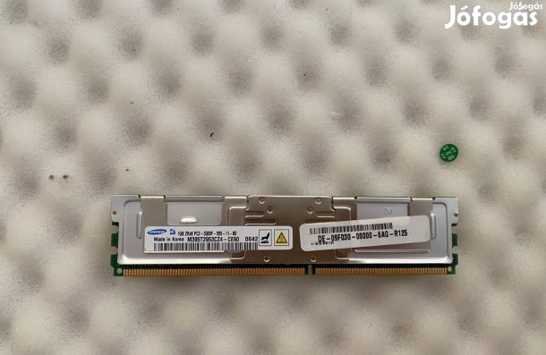 Új! 1GB PC2-5300F 667MHz 2RX8 DDR2 M395T2953CZ4 RAM 1GB szerver RAM 9F