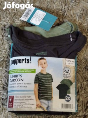 Új, 2 db fiú póló, pepperts 12-14 év 158-64