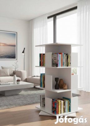 Új! 360°-ban forgatható Könyvespolc.