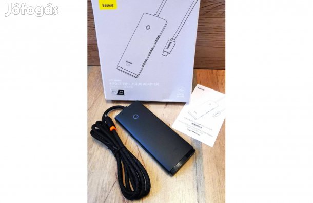 Új, 4 az 1-ben USB Baseus Hub - 4x USB 3.0, 1méter