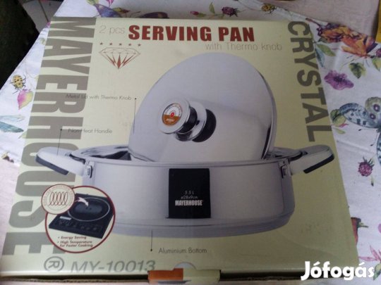 Új, 5,5 l-es rozsdamentes lábas olcsóbb lett