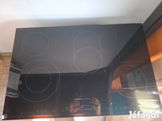 Új, 77 cm-es üvegkerámia főzőlap garanciával eladó!