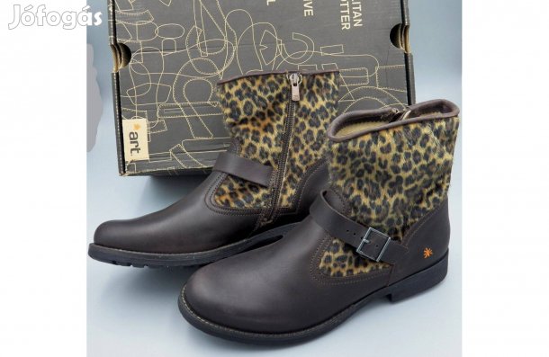 Új! ART bőr bokacsizma, 40 / 40,5 -ös