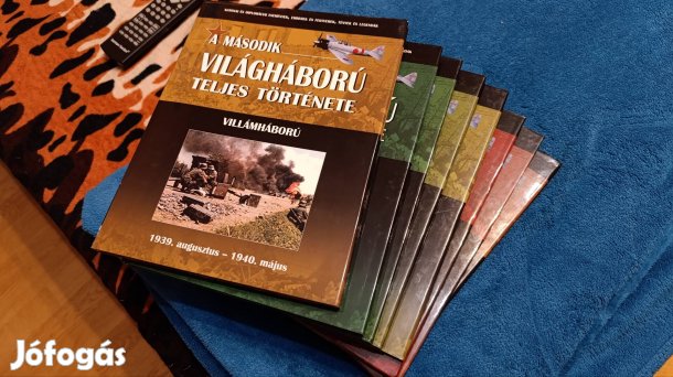 Új! A 2 világháború teljes története 8 kötetben