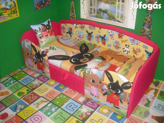 Új! Bing,különleges,leesésgátlós gyerekágy!
