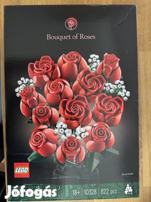Új! Bontatlan Lego Icons - Rózsacsokor 10328 Anyák napja Nőnap