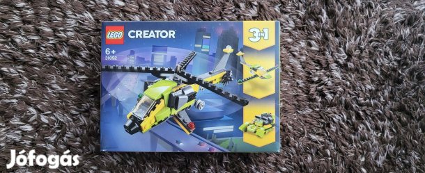 Új, Bontatlan, Hibátlan 31092 LEGO Creator 3 in 1 Helikopterkaland