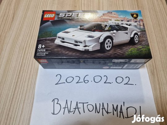 Új! Bontatlan! Lego Speed Champions 76908 Lamborghini countach