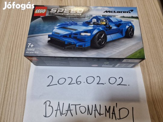 Új! Bontatlan! Lego Speed Champions Mclaren Elva 76902