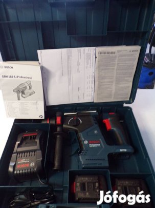 Új! Bosch GBH 187-LI ONE Chuck Akkus Fúrókalapács gyári garanciával