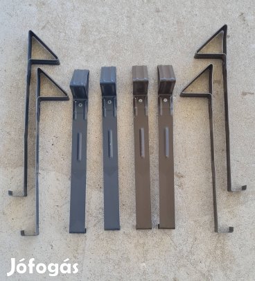 Új, Bramac antracit, ill. barna színű hófogó (200, 100 db). Darabár.