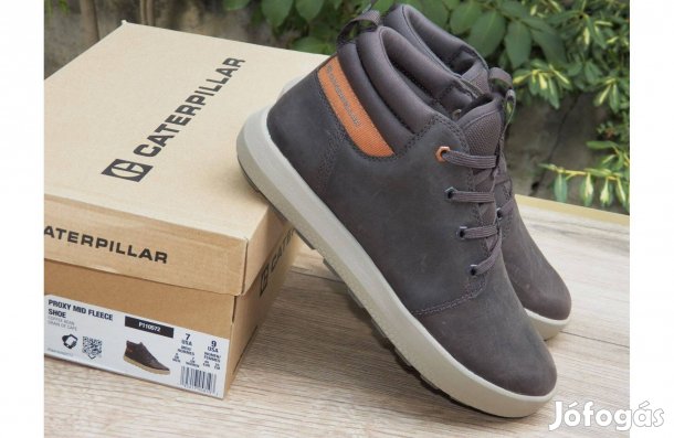 Új! Caterpillar bélelt bőr bokacipő, 39 / 40 -es