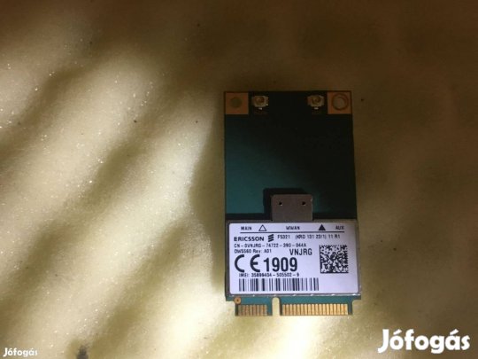 Új! Dell 5560 Dell DW5560 Ericcson Vnjrg 3G WWAN F5321GW 0Vnjrg MODEM