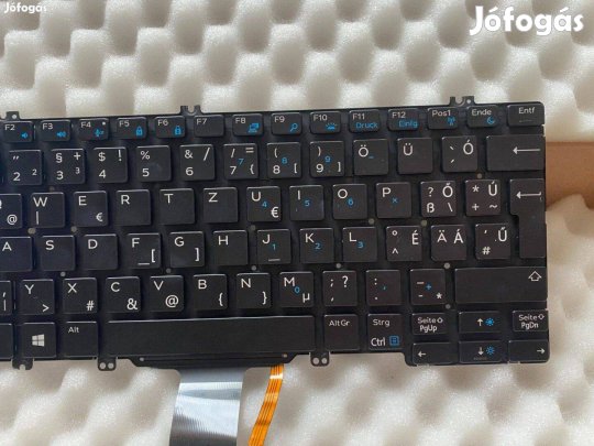 Új! Dell Latitude 7280 7290 5290 7390 németbillentyű világít magyar 2T