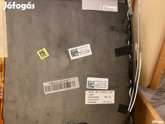 Új! Dell Latitude E6400 fedlap back cover zsanér Wxga+ LED MT649 0MT64