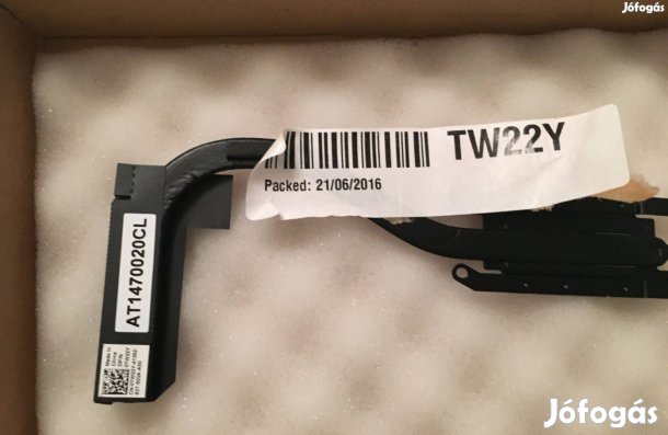 Új! Dell Latitude E7450 Heatsink Hűtőborda TW22Y Új 0TW22Y AT1470020CL