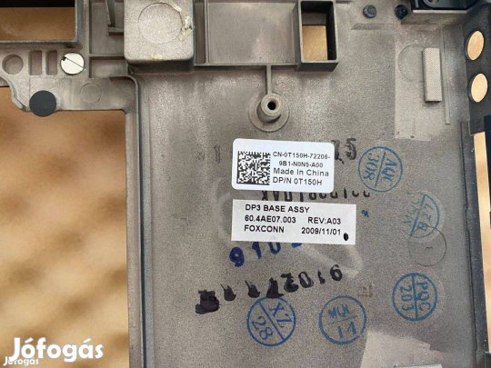 Új! Dell Latitude XT2 bottom base alsó ház bontott hibátlan T150H, 0T1