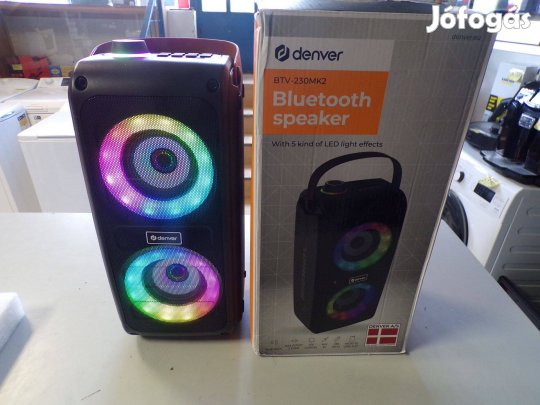 Új! Denver BTV-230 Bluetooth hangfal jótállással