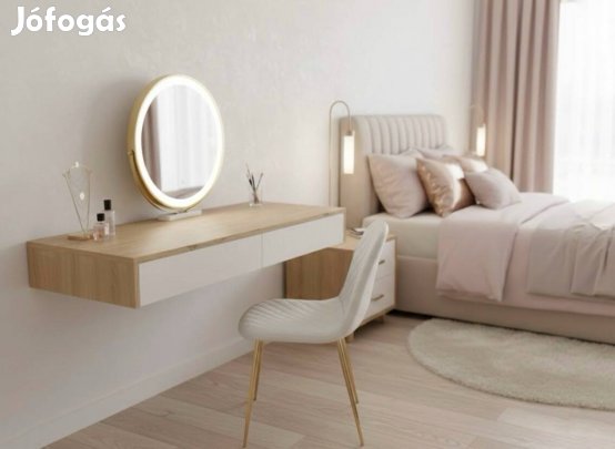 Új! Dupla fiókos,lebegő sminkasztal.