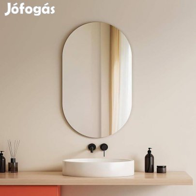 Új! Emke ovális tükör 40x70cm