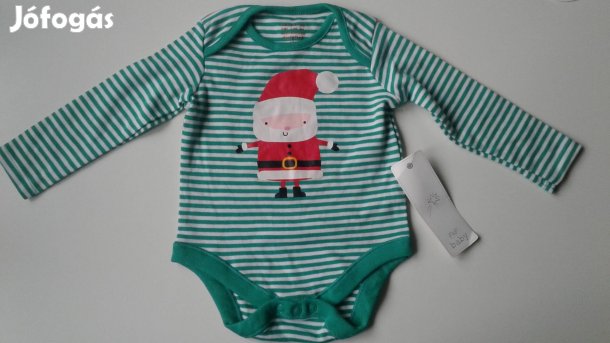 Új, F&F télapós body 