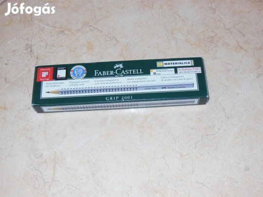 Új, Faber-Castell grafitceruza csomag fogógumival, 12 db