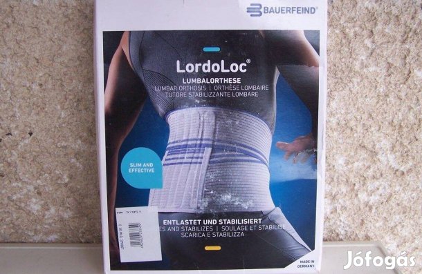 Új! Féláron! Német! M-es hátmerevítő derékvédő hátvédő derékmerevítő