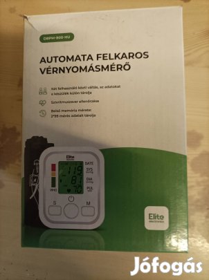 Új. Felkaros elektromos vérnyomásmérő készülék, eladó 