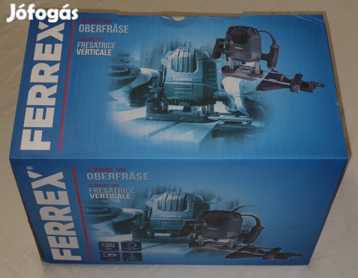 Új, Ferrex (Scheppach) felsőmaró, 5év garanciával
