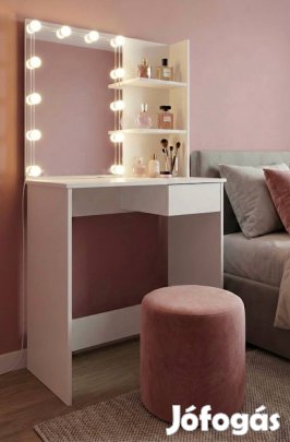 Új! Fiókos,polcos sminkasztal. 