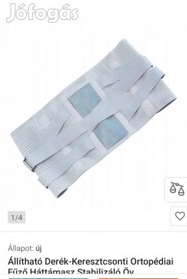Új! Fűző Háttámasz Stabilizáló Öv