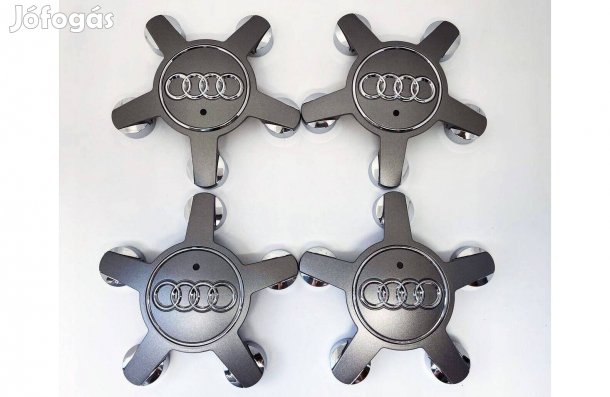 Új, Gyári Audi csillag felni kupak, felni közép, porvédő kupak, 135mm