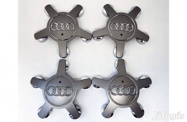 Új, Gyári Audi csillag felni kupak, felni közép, porvédő kupak, 135mm