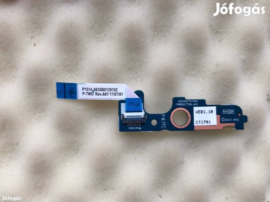 Új! HP Elitebook 840 G3 bekapcsoló gomb power button 837208-001 821169