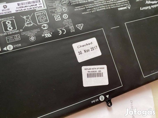 Új! HP Elitebook Folio G1 gyárihp új akkumulátor 38whr 4680mah 828226-