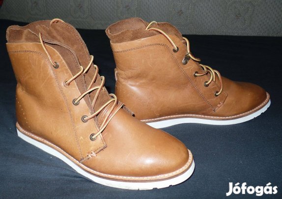 Új, HUB márkájú férfi bőr bakancs