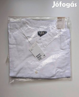 Új! H&M Fehér Ing! - 100% Pamut! - Férfi L - Bontatlan Csomagolás!