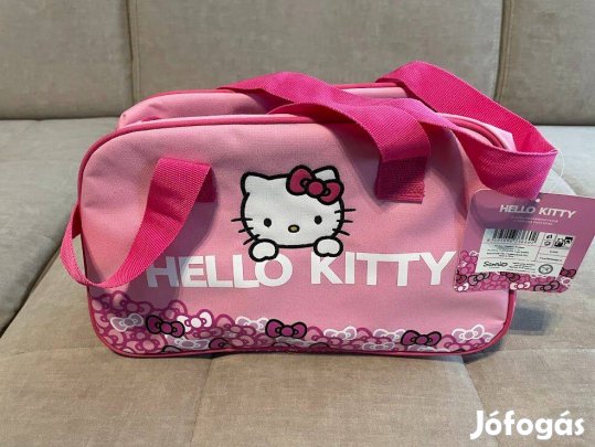 Új, Hello Kitty rózsaszín kislány táska