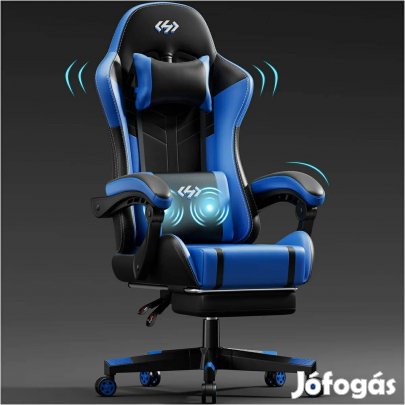 Új! Hldirect ergonomikus gamer szék masszázs funkcióval