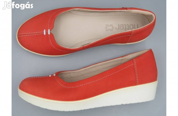 Új! Hotter Dual Fitting bőr belebójós cipő, 37,5 / 38