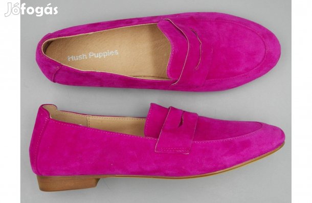 Új! Hush Puppies velúrbőr loafer, 38,5 / 39 -es