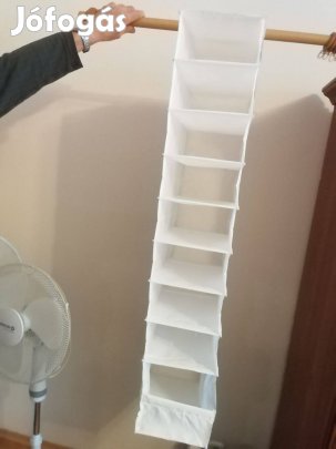 Új, IKEA-s fölakasztható ruha rendező, szortírozó, plüss, játék tartó