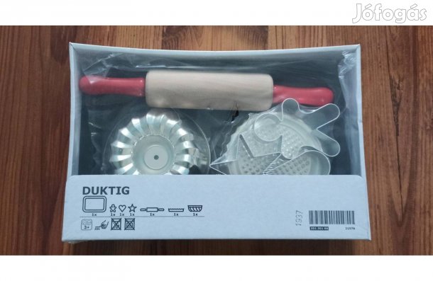 Új, Ikea Duktig játék konyhai sütő készlet