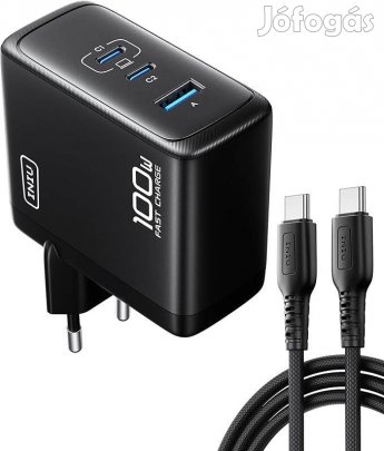 Új! Iniu 100W adapter usb A + usb C + laptop