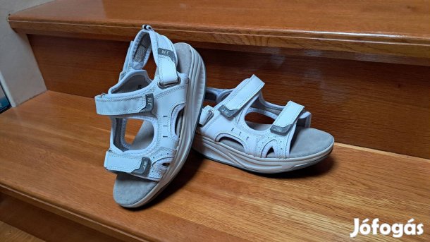 Új, Just Mazzoni fehér női szandál, 38-as