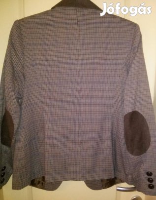 Új, Kockás Női Zakó 44,