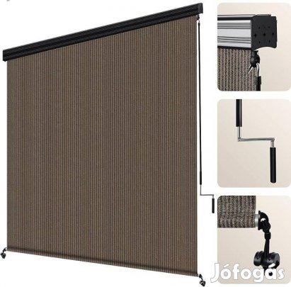 Új! Kültéri függőleges roló 2,4x2,4m
